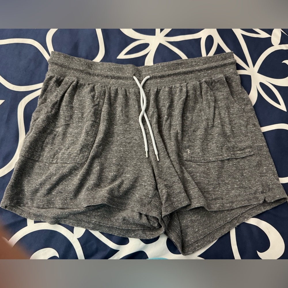 Danskin Heather Gray Drawstring Shorts